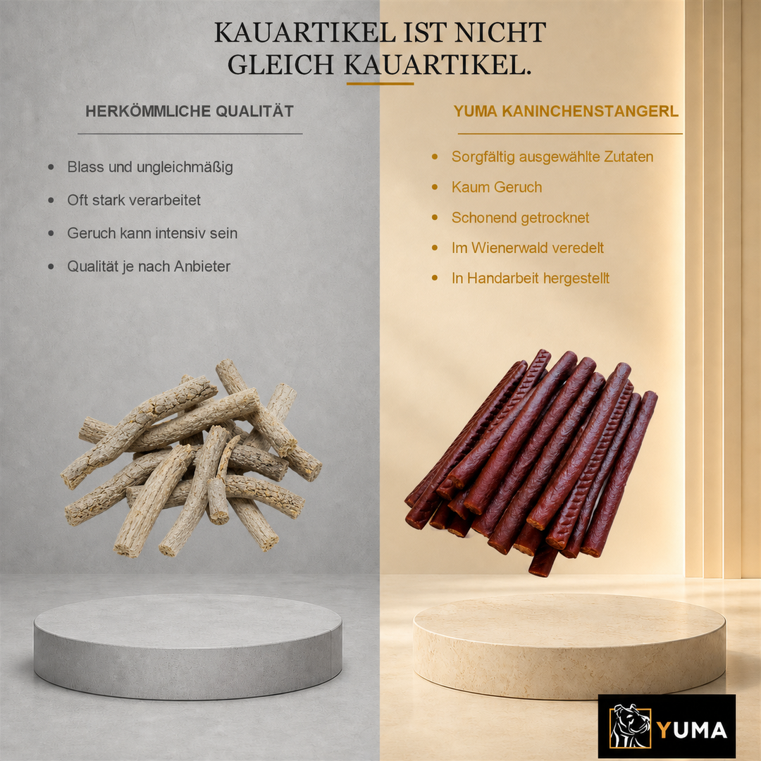Kaninchenstangerl für Hunde – Bild 2