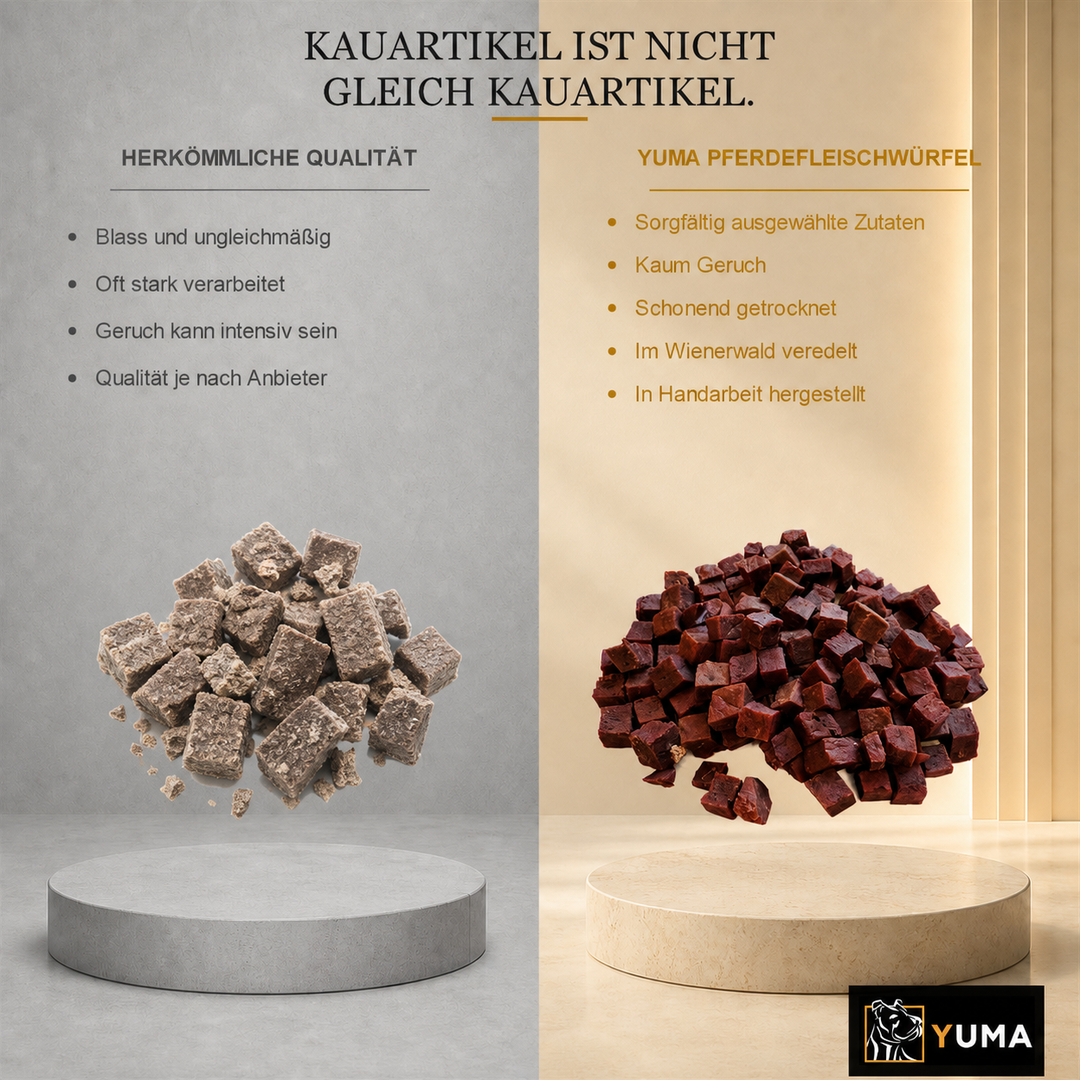 Pferdefleischwürfel für Hunde – Bild 2